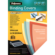 FELLOWES TAPA PVC 200M A3 CRISTAL 100-PACK 53764